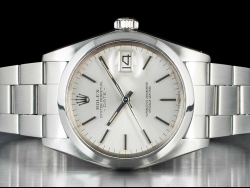 Rolex Date 34 Argento Oyster Silver Lining 1500 